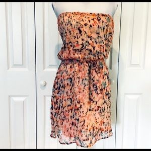 Gypsy 05 like new silk strapless patterned dress